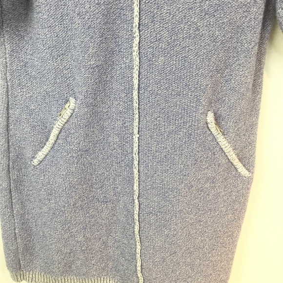 BCBG Maxazria knit sweater dress XS denim look - Picture 3 of 8